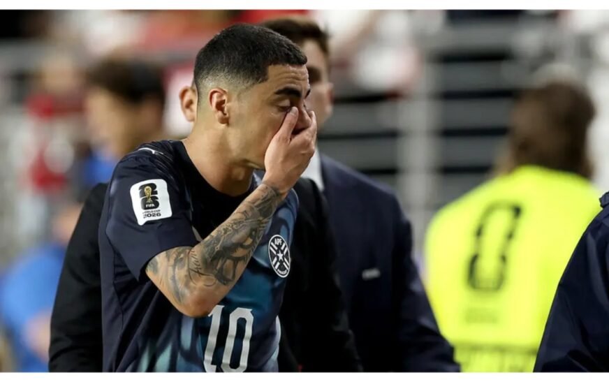 World Cup 2026: Almiron becomes first player to receive red card for covering his mouth 