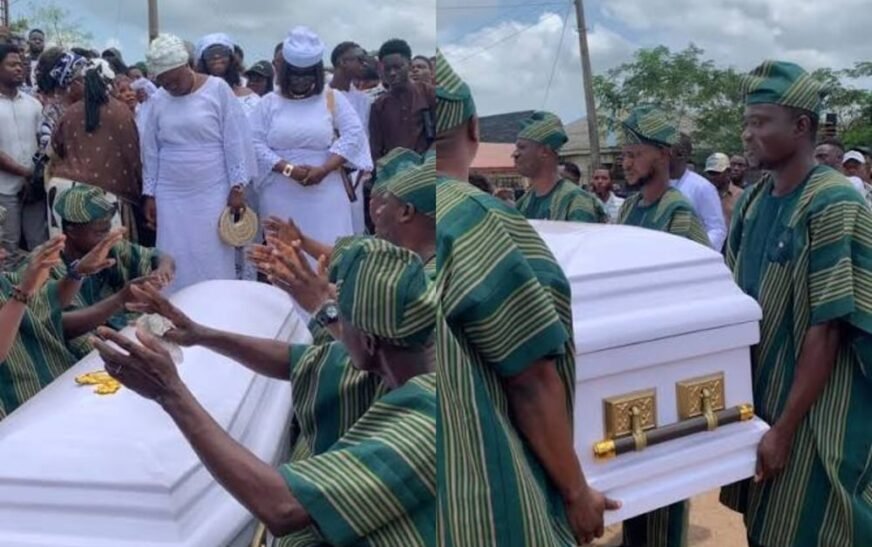 Veteran Juju singer Saint Janet buried in Abeokuta [VIDEO]